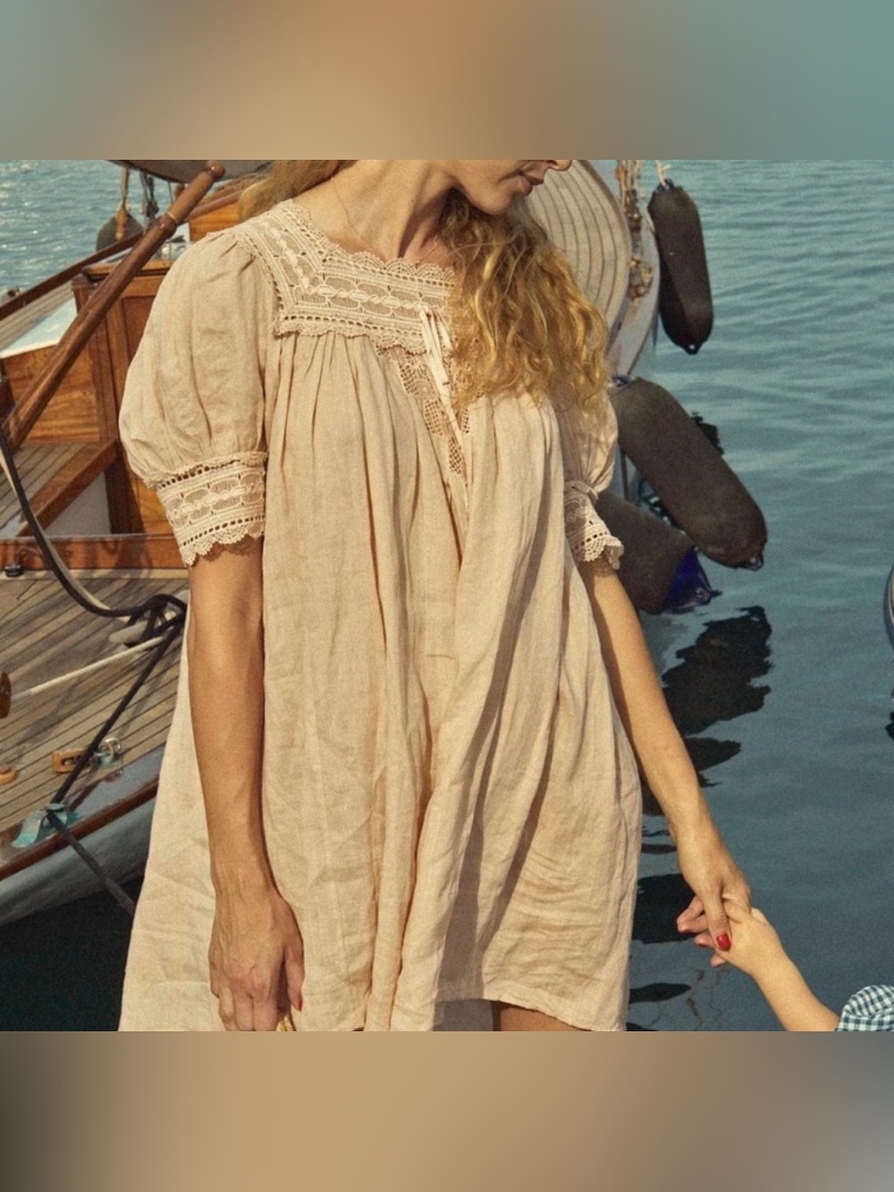 Doen Navan Dress in Dusty Rose size M
